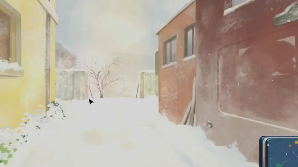 Jack DLCで往復する雪道のエリア